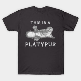 Pretty Platypus Portrait T-Shirt